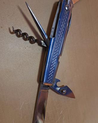 Coltellino Multiuso Vintage Metallo Scacchiera