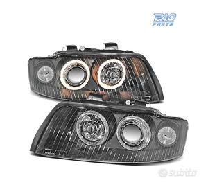 FARI ANGEL EYES AUDI A4 B6 00-04 A HALOGENI FONDO 