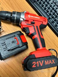 Trapano avvitatore reversibile a batterie