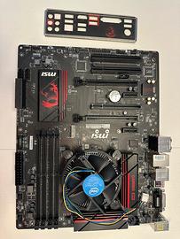 Scheda madre MSI Z170A M3 e processore Intel I5