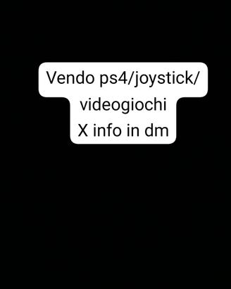 ps4/giochi ps4/joystick