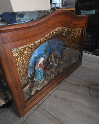 grande presepe in terracotta