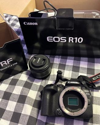Canon EOS R10 + Obiettivo RF 50mm f/1.8 STM