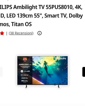 TV Philips 55 pollici 8010