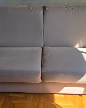 Divano in alcantara beige
