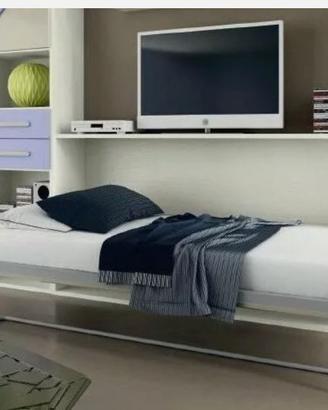 Mobile c/ letto singolo a scomparsa martino