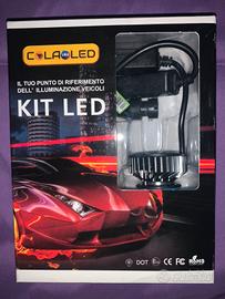 Kit Led 2 Lampade 8000LM 80W con Trasformatori H11