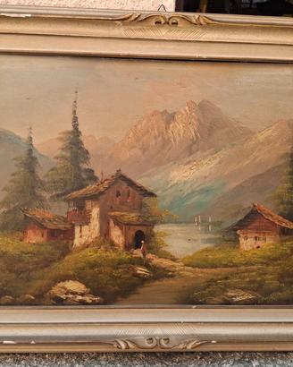 Quadro olio su tela