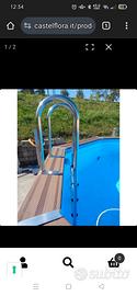 scala inox per piscina