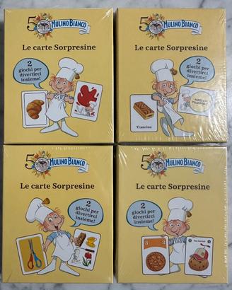 Carte sorpresine gioco Mulino Bianco