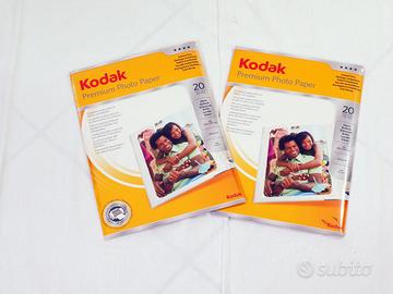 40 fogli Carta Kodak stampa foto inkjet A4 250g/m²