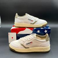 Autry sneakers medalist low bianche e verdi, 41