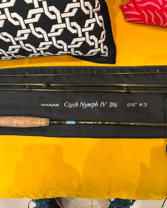 Canna da pesca a mosca hanak czech IV 9”6 coda 3