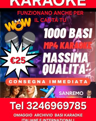 Archivio Basi Karaoke Mp4