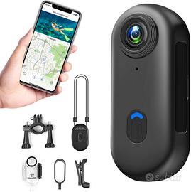 CYI Action Camera 4K Ultra HD con WiFi, Portatile