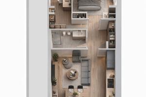 Trilocale in fase di ristrutturazione