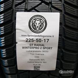 2 gomme 225 50 17 gt radial a38550