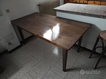 Tavolo in legno massello 90x170