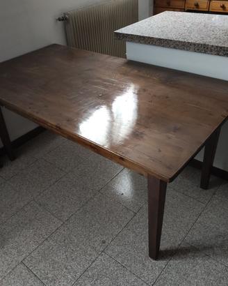 Tavolo in legno massello 90x170
