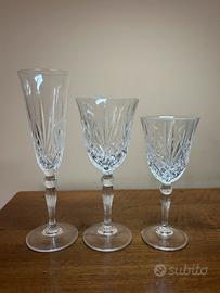 set bicchieri eleganti