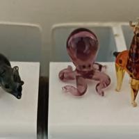 Set di micro animaletti in vetro di Murano