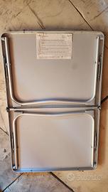 tavolino 42x64 campeggio basso pieghevole