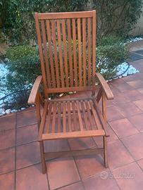 SEDIE DA ESTERNO IN LEGNO