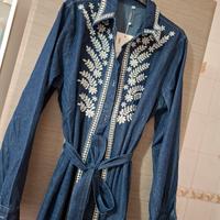 abito donna in denim Jeans nuovo 