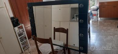 Specchio bagno illuminato vintage