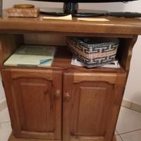 Mobile TV contenitore con ripiano orientabile 