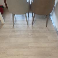 coppia di sedie a poltrona