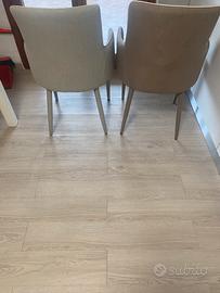 coppia di sedie a poltrona