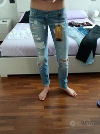 Jeans pantaloni regenerate by mangano