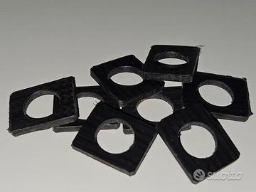 Kit 8 Spessori PVC Nero per Riparazione Sedili BMW