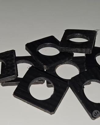 Kit 8 Spessori PVC Nero per Riparazione Sedili BMW