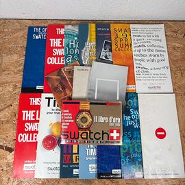 Lotto 18 Cataloghi Swatch Vintage Anni '90 e 2000