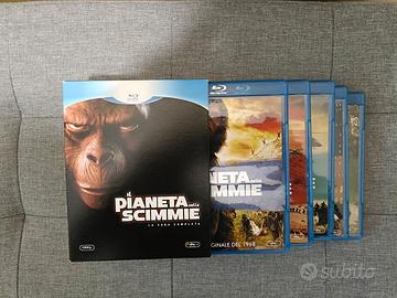 Il pianeta delle scimmie 5 film in Blu-ray 