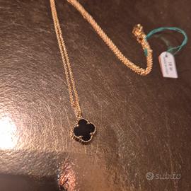 Collana in oro 750/18K Van Cleef agata nera