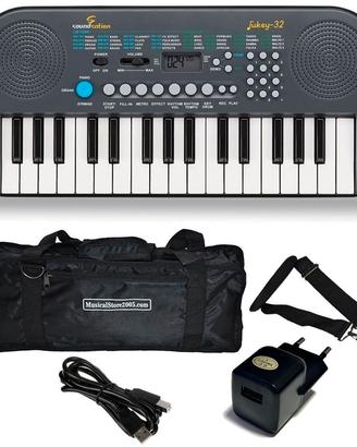 MINI TASTIERA JUKEY 32 tasti,borsa e alimentatore