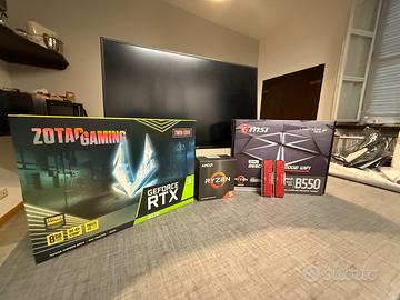 PC Gaming Ryzen 5 5600X + RTX 3070 + B550 WiFi