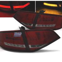 FANALI AUDI A4 B8 07-11 LIGHT BAR ROSSO AFFUMICATO