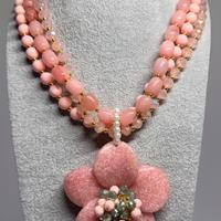 Collana artigianalle con pietra naturale