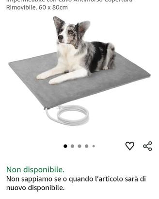 coperta riscalda cuccia e ciotole 