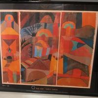 Quadro Paul Klee. Temple Garden