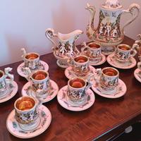 Set 12 tazzine più zuccheriera CAPODIMONTE