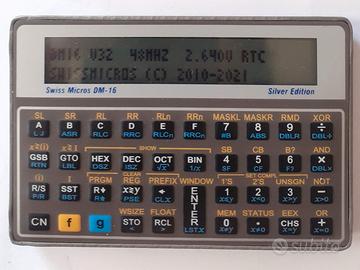 Calcolatrice SwissMicros DM16 clone HP-16C
