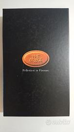 FIASCHETTA LIQUORE IN ACCIAIO INOX E PELLE 8 OZ TH