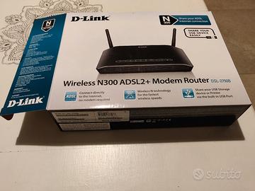 D-Link wireless N300 ADSL2+ Modem Router