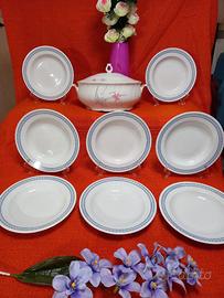 Servizio piatti Tognana di porcellana Vintage 1965