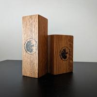 Percussioni Coppia di shaker in legno di rovere